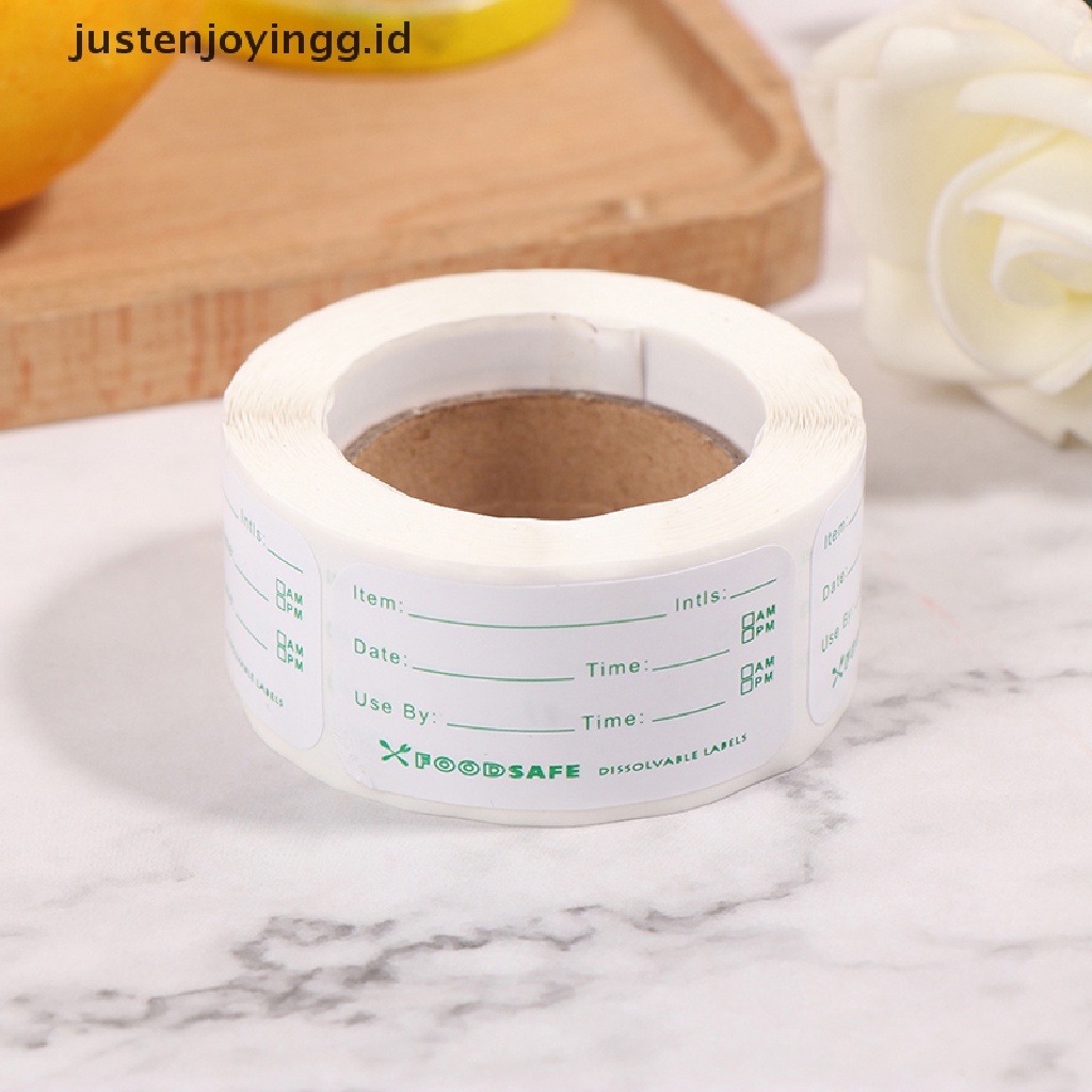 // justenjoyingg.id // 250pcs/roll Kitchen Sticker Refrigerator Freezer Food Storage Date Content Label ~