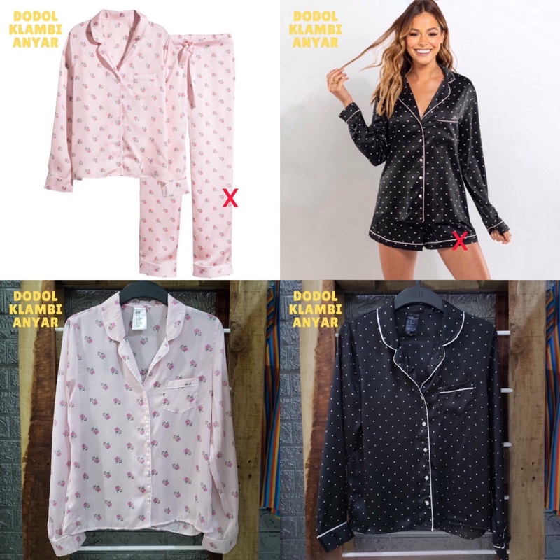 Piyama Cewek H&M HM Hnm / Pajamas Cewek / Piyama Lengan Panjang
