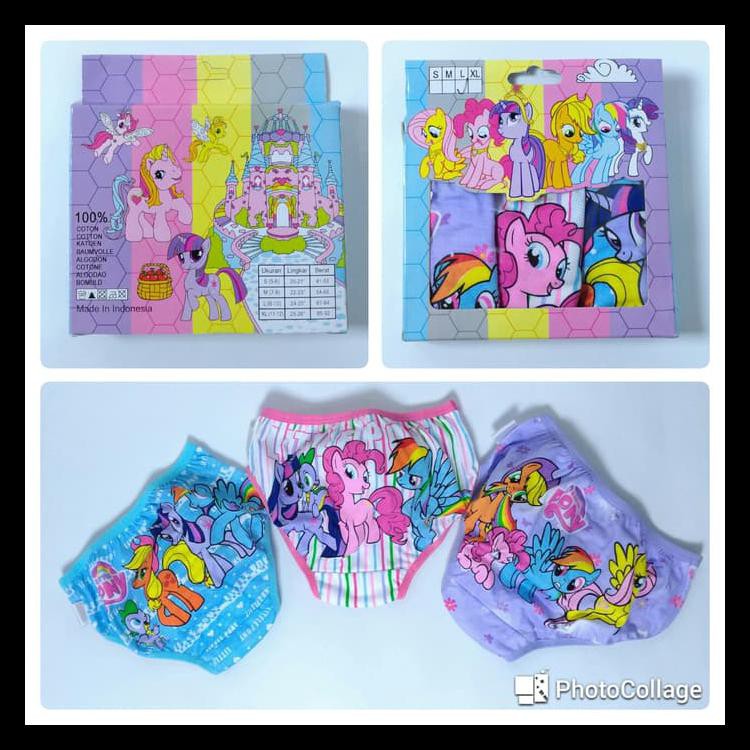 PRODUK BAIK CELANA DALAM ANAK PEREMPUAN (ISI 3PCS) KATUN JESSIE N MIKE TERJAMIN