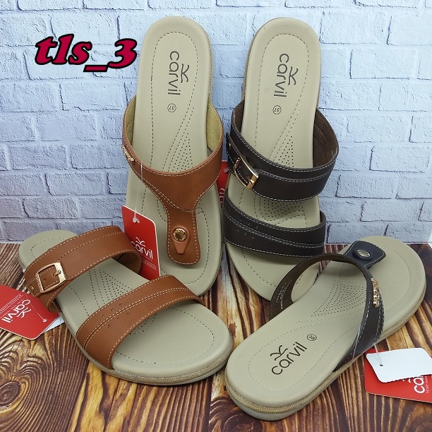 SANDAL WANITA CARVIL FAUNAL ORIGINAL 36-40 SENDAL CASUAL DEWASA