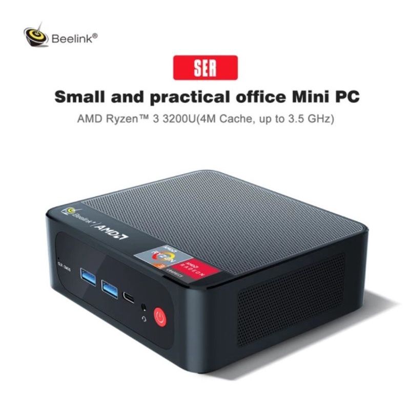 Mini PC Beelink SER3 AMD Ryzen 3200U  SSD NVMe Windows 11