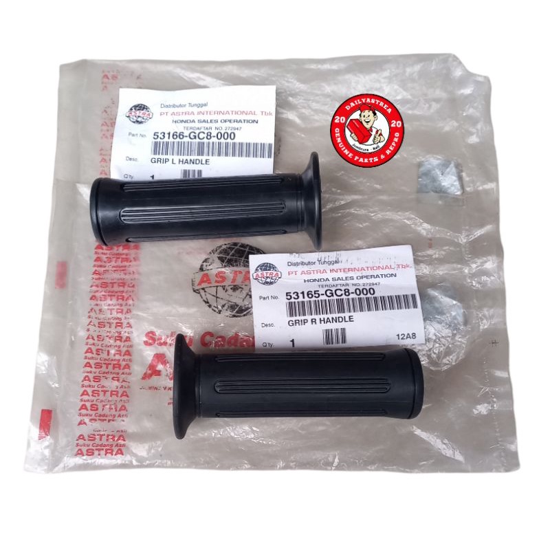 HANDFAT HANDGRIP KARET SLOP STANG STIR KANAN KIRI ASTREA 800 STAR PRIMA GRAND LEGENDA ORIGINAL ASTRA