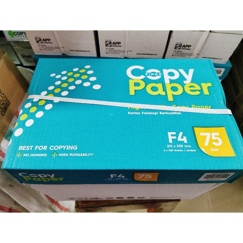 

Kertas Folio / F4 75 Copy Paper (1 dus isi 5 rim)