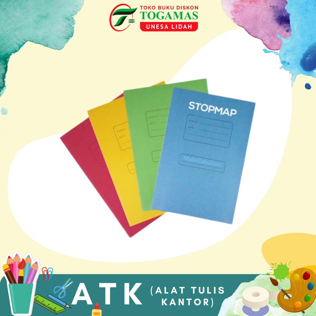 

STOFFMAP 5PCS/PACK A4 SINAR DUNIA/ READY STOCK