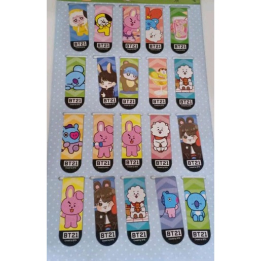 

Pembatas Buku Karakter 20pcs Pembatas Sanrio Lotso Bookmark 20pcs