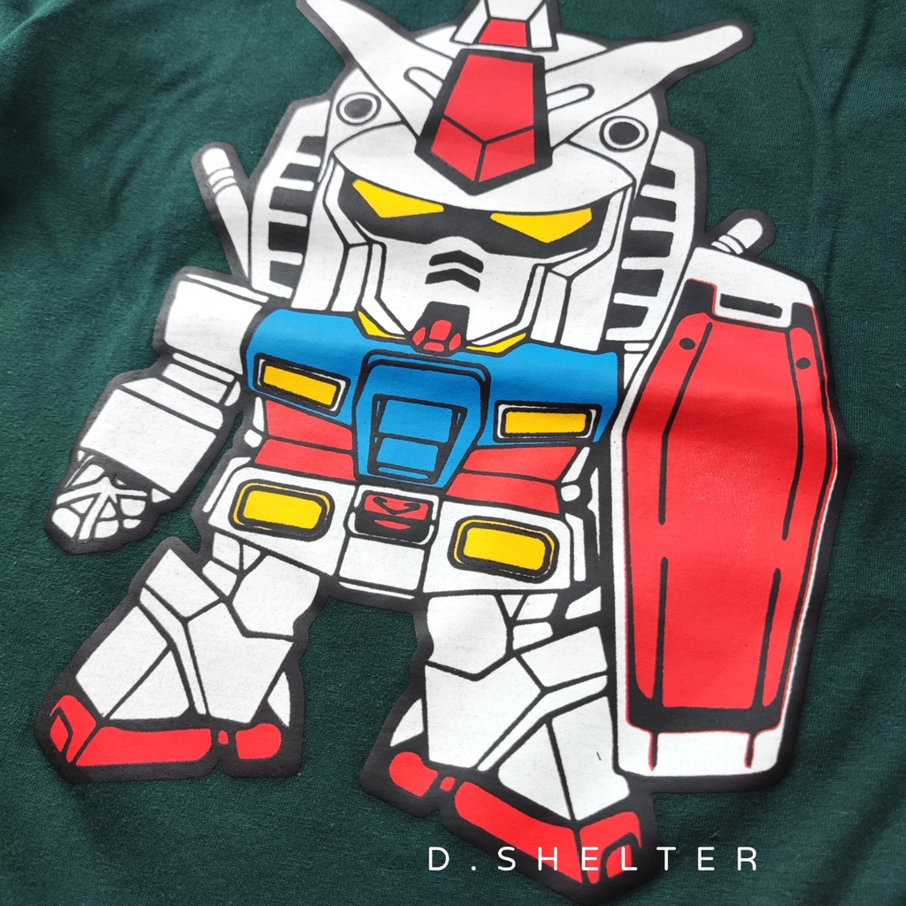 KAOS ANAK HIJAU TUA GUNDAM/Dshelter