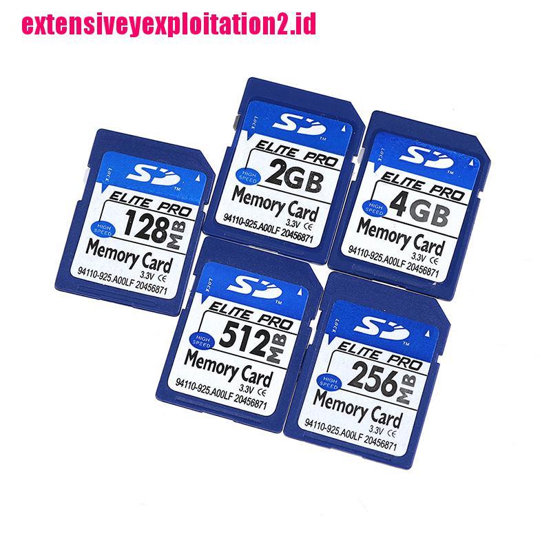 &lt; E2id &amp; &gt; memory card SD standard digital 128MB 256MB 512MB 2GB