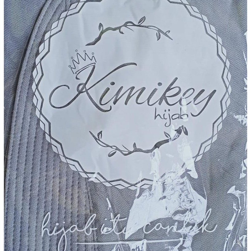 Jilbab Instan pad Amelia By Kimikey-ABU2/GREY