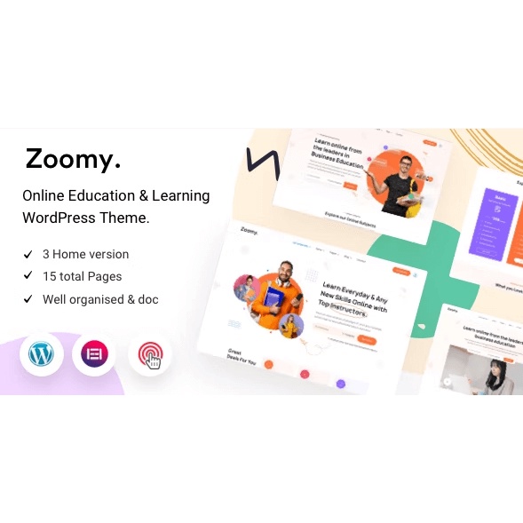 Zoomy–LMS & Education WordPress Theme
