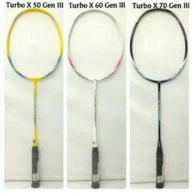 Raket Badminton/Bulutangkis LINING TURBO X-50 III / X-60 III / X-70 III DIJAMIN 100% ORIGINAL