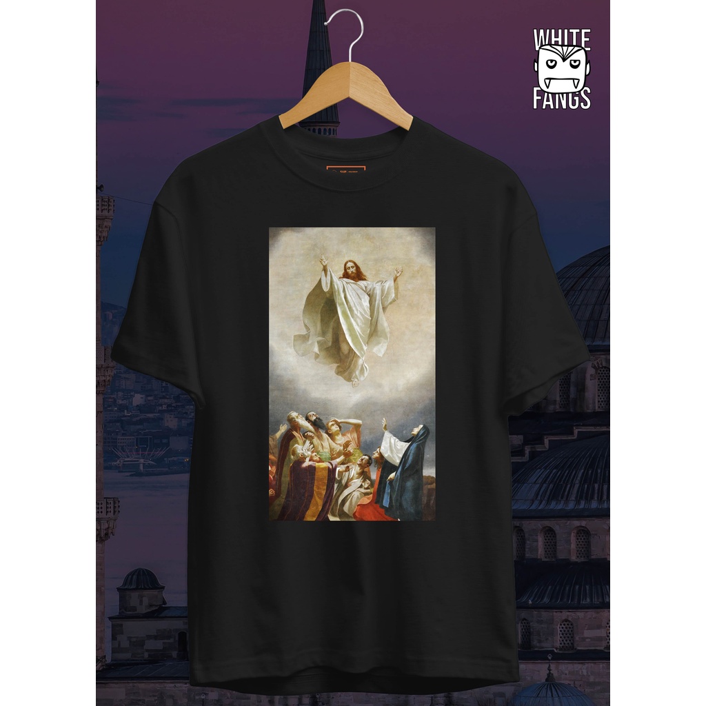 kaos rohani Kristus naik/baju kenaikan Yesus ke surga