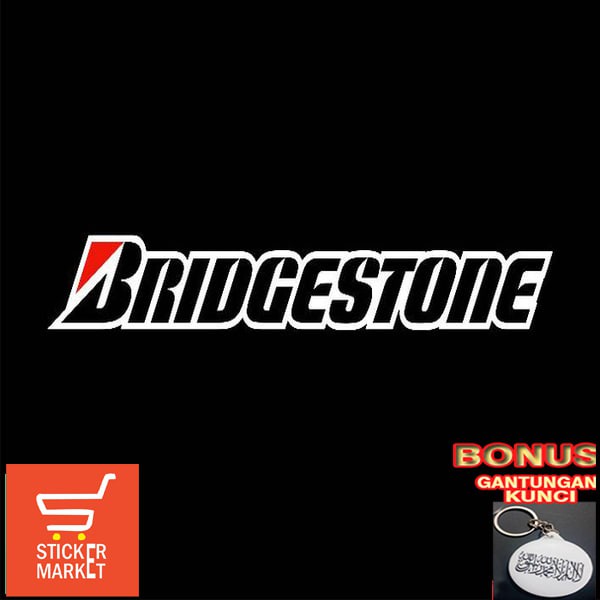 

Murah Stiker Bridgestone (Cutting Sticker) 20 x 3 cm Keren