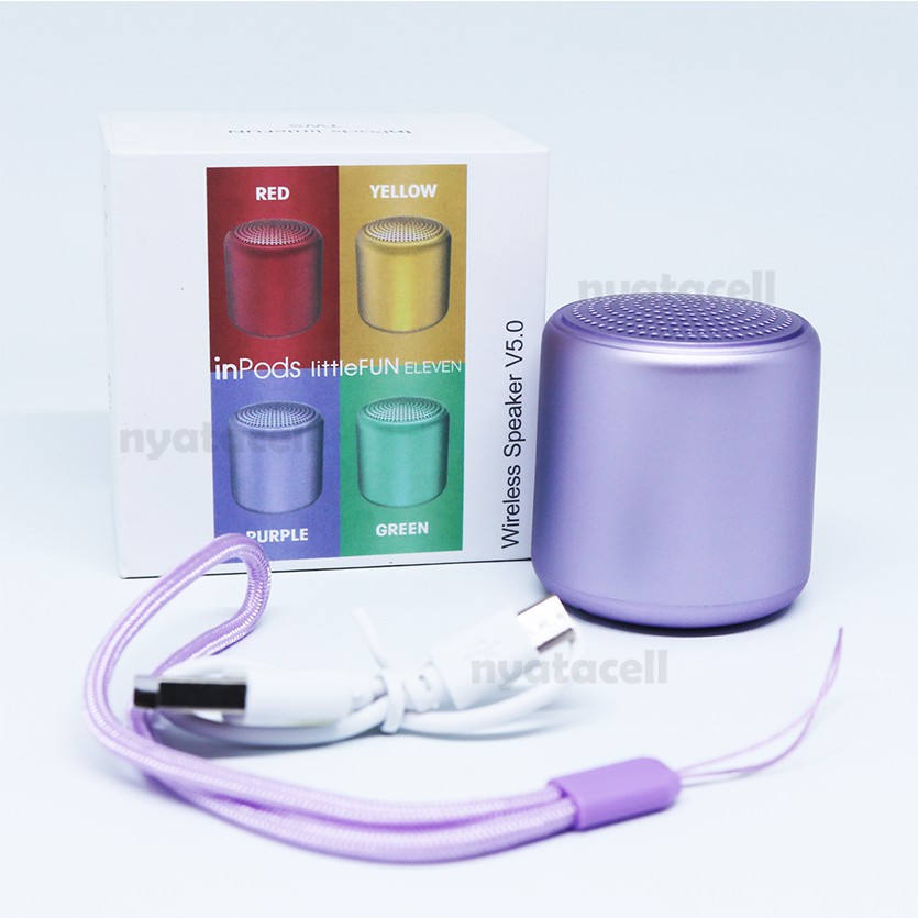 Speaker Bluetooth Macaron InPods Little Fun Wireless Mini Portable Stereo Bass TWS-UNGU