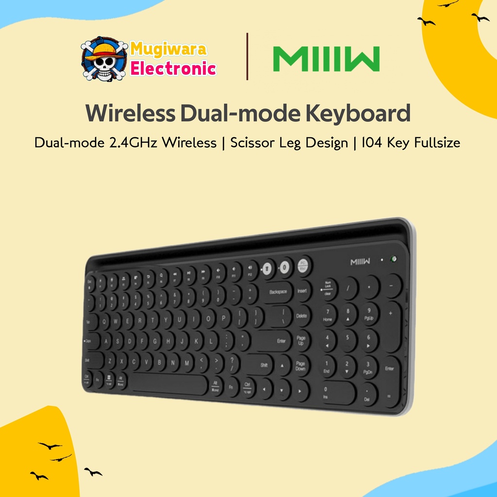 MIIIW Dual Mode Keyboard 104 Key