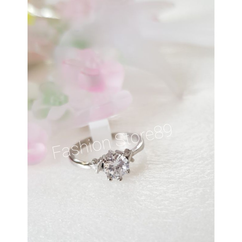 Cincin Fashion titanium silver Bestquality perhiasan emas putih Titanium antikarat selamanya