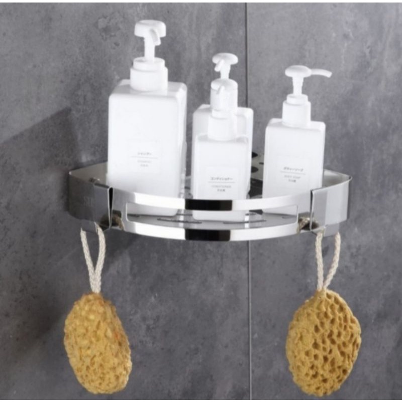 Rak Sudut Stainless /Rak Serbaguna Minimalis