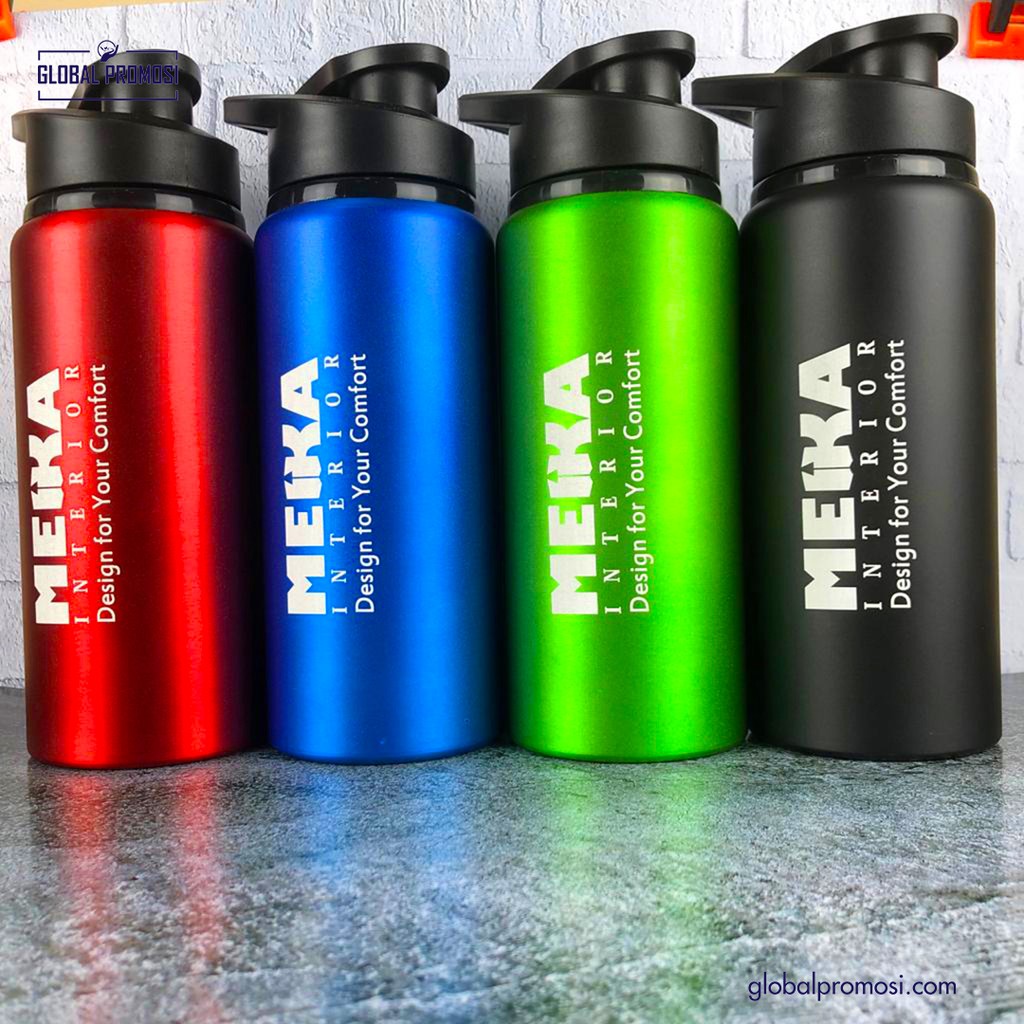 Botol Minum Sepeda Custom Sport Tumbler 500ml Laser Grafir Murah