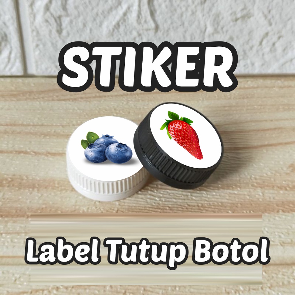 

Stiker Bulat Label Tutup Botol Minuman MURAH (CUSTOM DESIGN)
