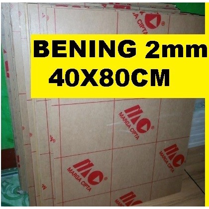 

Acrylic / acrilic / akrilik bening tebal 2mm ukuran 40cm x 80cm 40x80