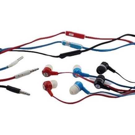 Headset Stereo + Mic Handsfree TDK Earphone 3.5mm Hf Packing
