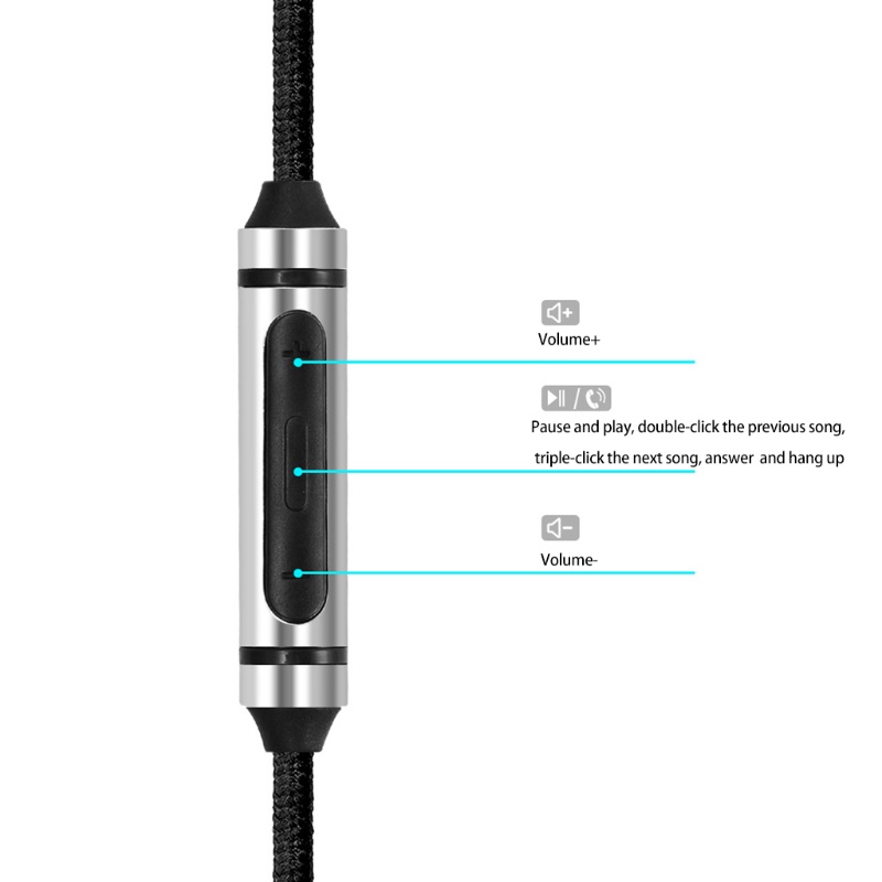 Cre Kabel Audio Aux 3.5mm Ke 3.5mm Pengganti Dengan Mic + Kontrol Volume Untuk Meizu HD50 Headphones Philips F