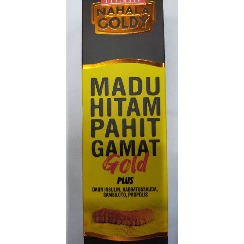 

madu hitam pahit gamat