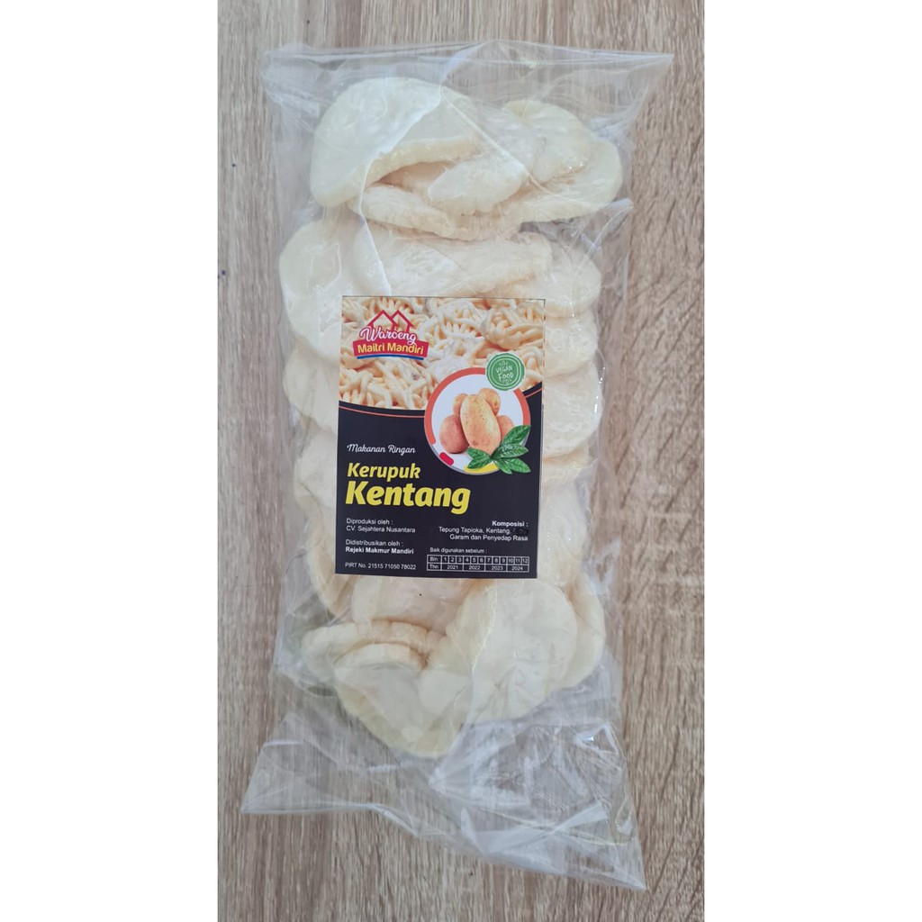 

Kerupuk Kentang Kemplang Snack Vegan - Snack Vegan & Halal