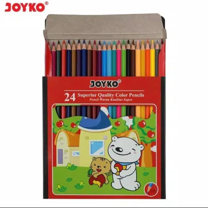 

Pencil Warna Joyko CP-24PB / Color Pencil / 24 Warna rod14 Berkualitas