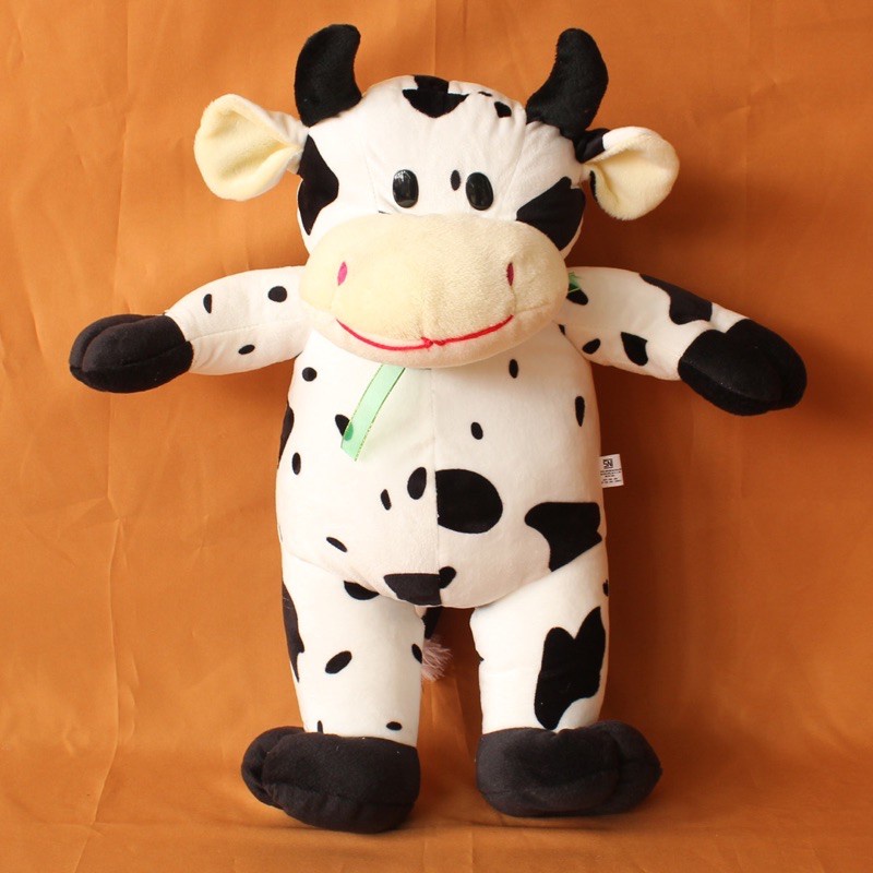 BONEKA KARAKTER BINATANG SAPI COW JUMBO BESAR MAINAN KADO ULANG TAHUN ANAK PACAR LUCU