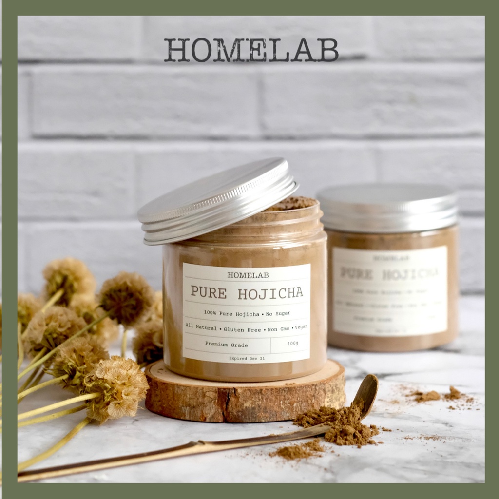 Homelab 100% Pure Hojicha - Bubuk Hojicha Premium Grade