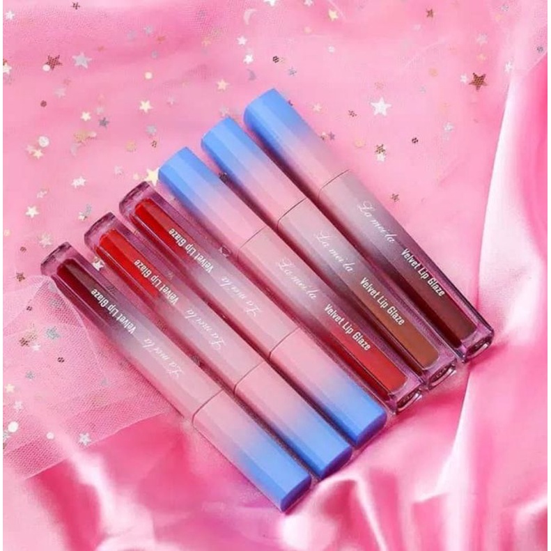 LAMEILA VELVET LIP GLAZE LIP GLOSS -LIP STICK - LIPSTIK - LIP TINT