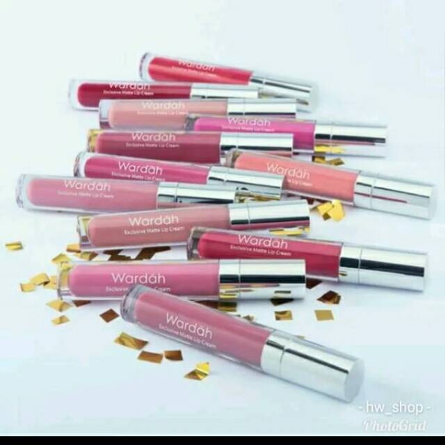 Wardah Lip Cream Exclusive . Lipstik Wardah Original . Lipstik Wardah