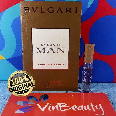 Vial Parfum OriginaL BVG Man Terrae Essence EDP 1.5 ml For Men Murah