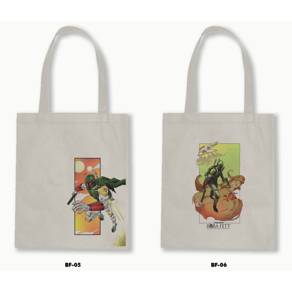 TOTE BAG BLACU - BOBA FETT - STAR WARS