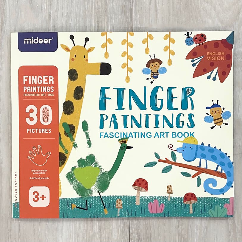

Mideer Finger Paint Art Book Mainan Prakarya Mainan Mewarnai Mainan Edukasi Anak