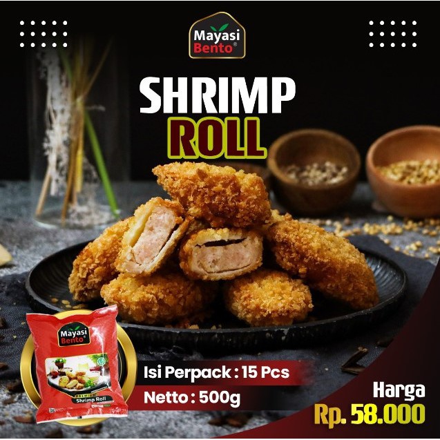 

Frozen Bento Shrimp Roll - 500 gr