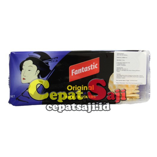 

Fantastic Rice Crackers Original 100 gr / Kraker Beras rasa Original