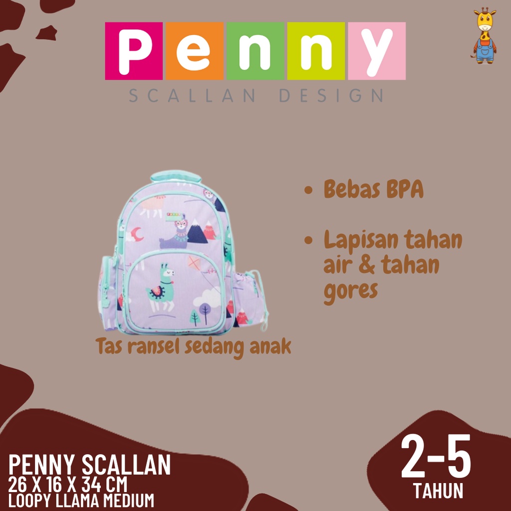 Penny Scallan Backpack Medium &amp; Large - Girl - Tas Anak