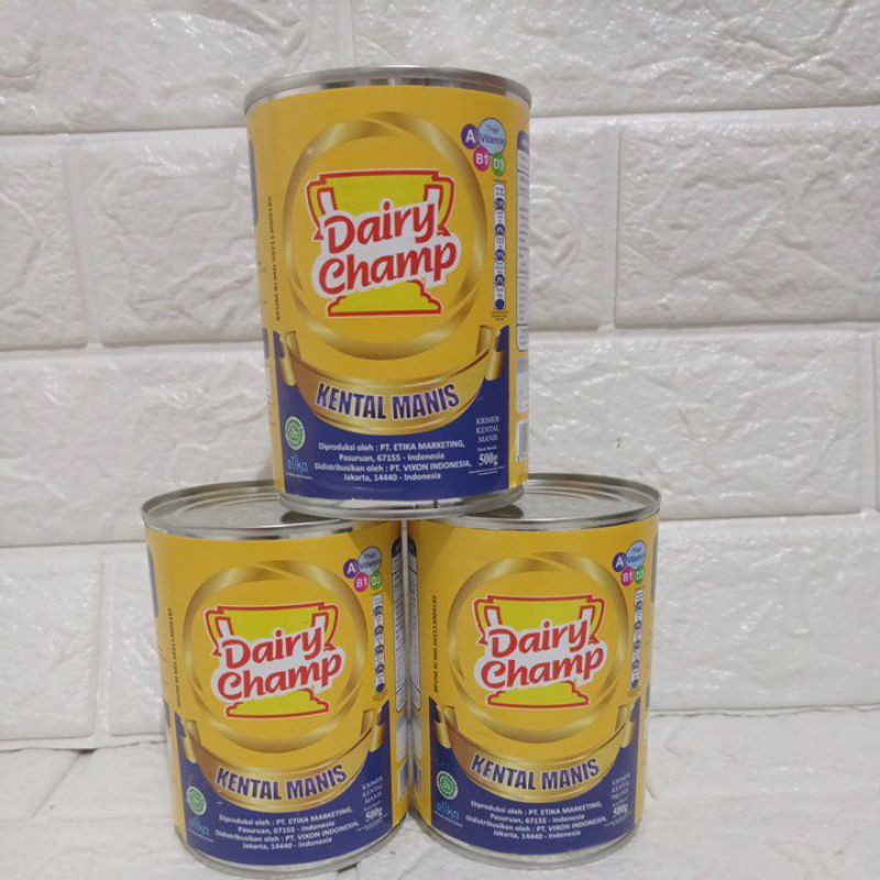 

susu kental manis dairy champ 480g