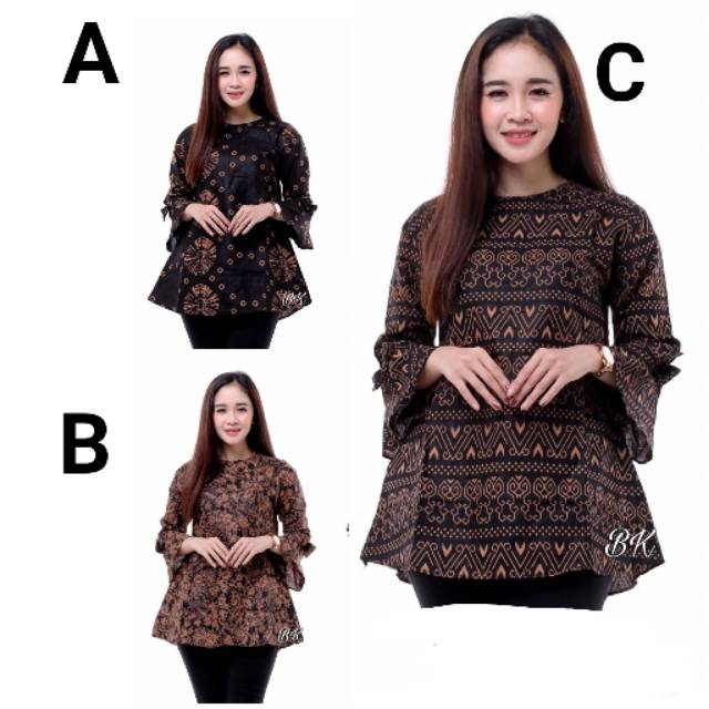 Atasan wanita/blus batik pekalongan