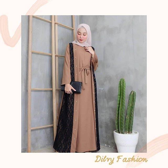 Deera Dress Muslim Gamis Syari Atasan Wanita