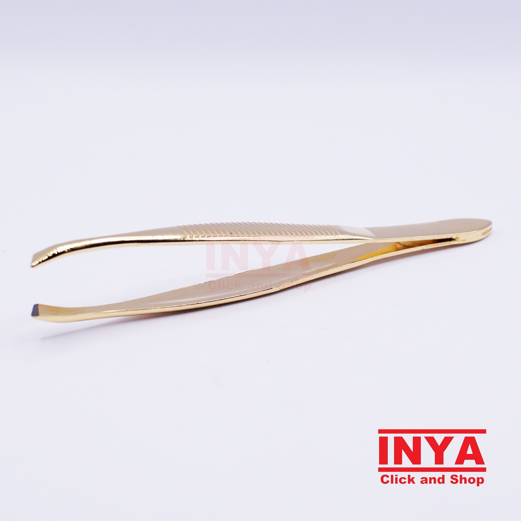 PINSET ALIS 777 THREE SEVEN GOLD ORIGINAL - EYEBROW TWEEZER