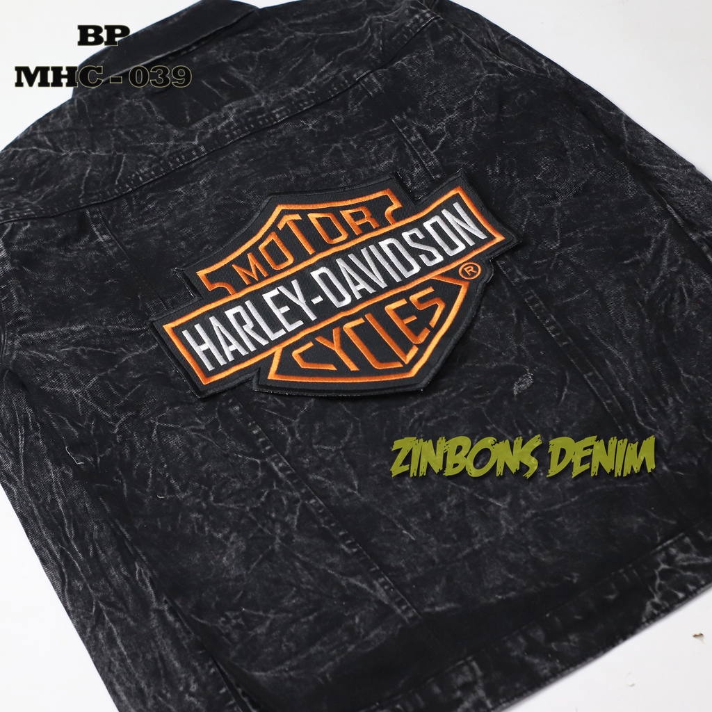 Back patch motor patch music patch bordir emblem cocok di aplikasi kan ke jaket jeans jaket pria