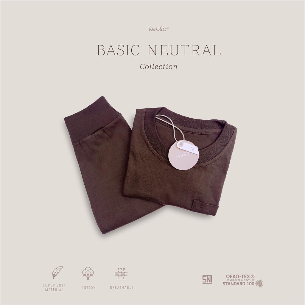 MD - Keola Setelan Basic Neutral Jogger Usia 1 – 6 Tahun / Setelan Anak Kasual Premium Terbaru