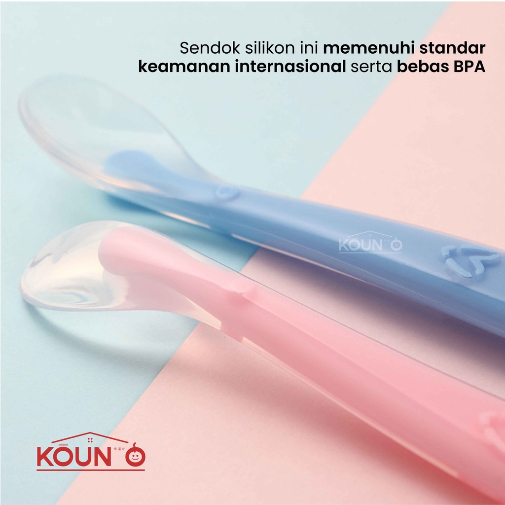 Sendok Makan Bayi Silicone Sendok Silicon Bayi Sendok Silikon Bayi Peralatan Makan Bayi Perlengkapan Mpasi Bayi Baby Silicone Spoon