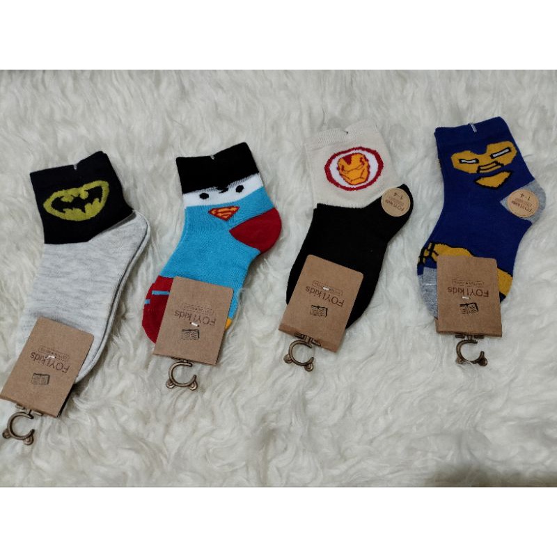 KAOS KAKI ANAK KARAKTER ' MARVEL '