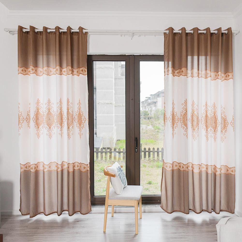 3 Color Of The Beautiful European Royal Semi Blackout Curtains Home Living Room Bedroom Windows