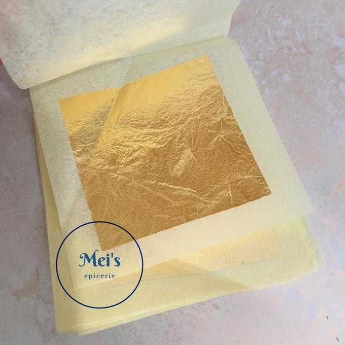 

Cuci Gudang Awal Tahun Edible Gold Leaf Sheet for Decorating Cake Emas Lembaran Penghias Kue Cuci