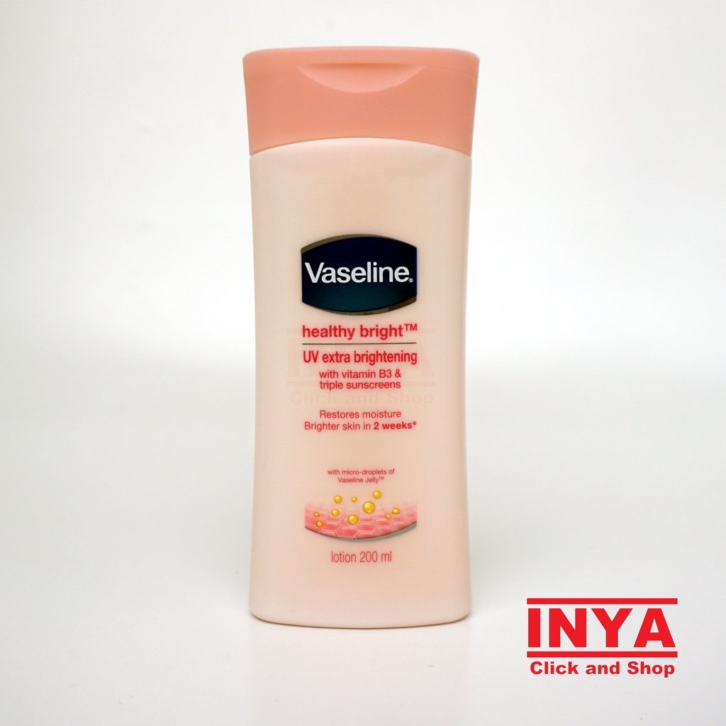 VASELINE HEALTHY BRIGHT UV EXTRA BRIGHTENING 200ml - Hand and Body Lotion