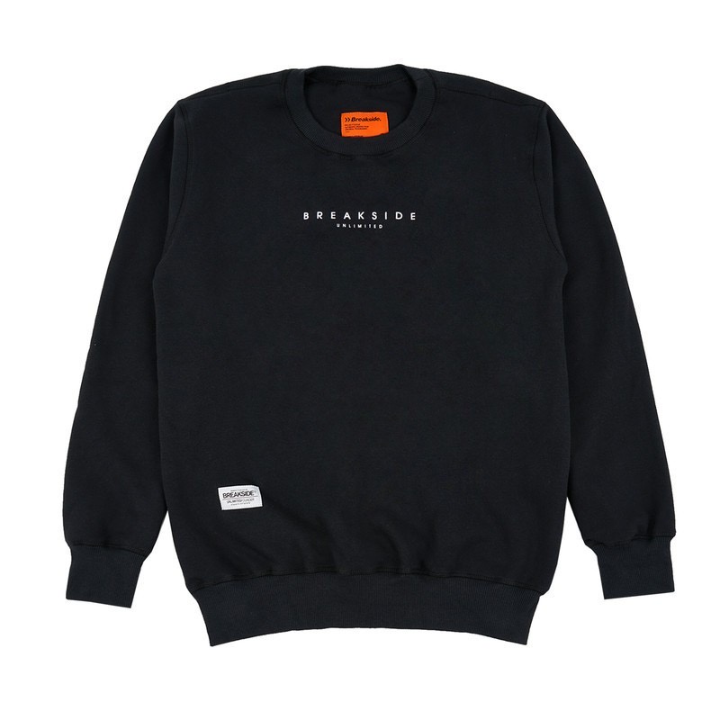 SWEATER CREWNECK BREAKSIDE SWEET BLACK